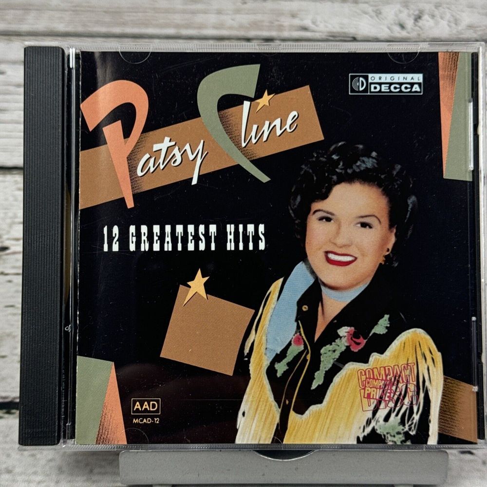 Patsy Cline - 12 Greatest‎ Hits [1988 Audio CD] Decca MCA Records Country Music
